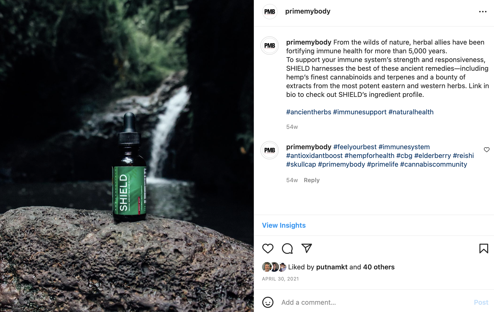 SHIELD Hemp Extract — chris fleck